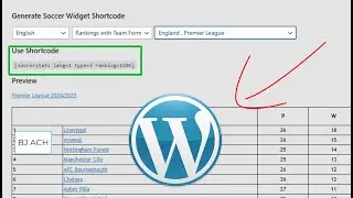 Как использовать Wordpress: отображение информации о футбольных матчах, расписании и результатах ...