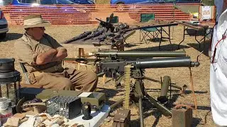 Vickers Machine Gun WW2 explained - Chale Festival i.o.w .   6 Aug 2022