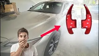 Paddle Shift Extension w/ Drive POV (Lexus IS350 2022)