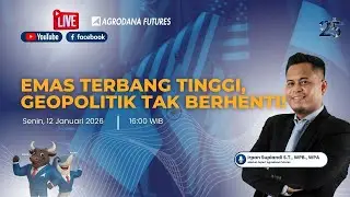 🔴(LIVE) Emas Terbang Tinggi, Geopolitik Tak Berhenti!