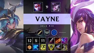 Vayne Mid vs Syndra - EUW Challenger Patch 25.04