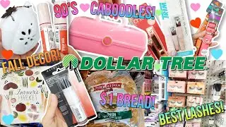 *AMAZING* DOLLAR TREE SHOP WITH ME!! NEW $1.00 GEMS - 90s CABOODLES, FALL 2021, IONI LASHES!!