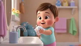 Washy Wash 🧼💦 | Kids Handwashing Fun & Hygiene Song | English Nursery Song