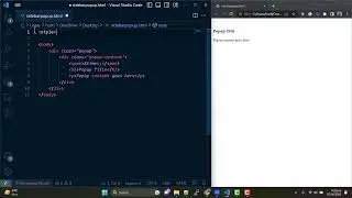 Sidebar Small Popup | Mouse over Mouse out effects | HTML, CSS, Jquery