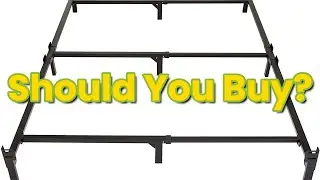 Amazon Basics 9-Leg Support Metal Bed Frame - Strong Support for Box Spring and Mattress Set - Queen