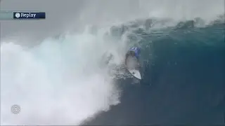 John John Florence's Free Fall in Round 1 - 2015 Billabong Pro Tahiti