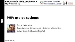 PHP: uso de sesiones