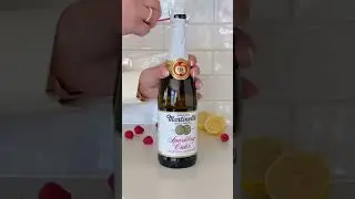 Raspberry Lemon Sorbet Mocktail