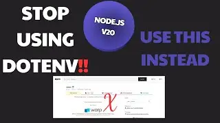 DON'T USE dotenv for your environment variables again!! Use the Node Js .env support instead