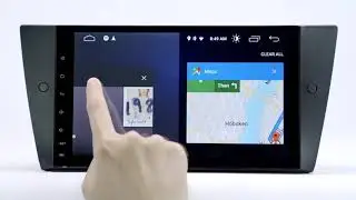 Split-screen Multitasking Function of Eonon Android 10 GA9465B Head Unit for BMW E90/E91/E92/E93