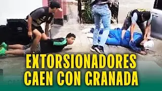 Caen 'Los Malacos de Collique' con una granada: Extorsionaban a poller&iacute;as