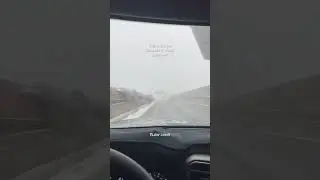 Driving through the middle of Reno Nv during a snow storm March 2023
