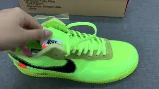 Nike Air Force 1 off-white Volt-AO4606 700