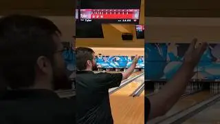 He was focused only on his game 😂 #bowling #lanelegends #bowlingalley