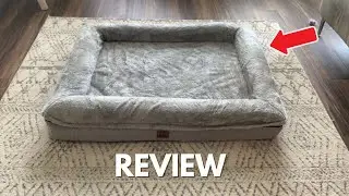 EHEYCIGA Large Memory Foam Dog Bed - Quick Review
