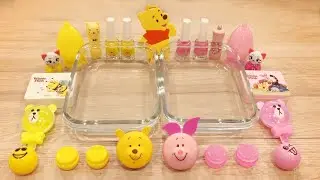 Special Series Pooh vs Piglet  | Mixing Makeup Eyeshadow Into Clear Slime  | Satisfying Slime Videos
