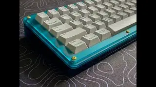 SM Keyboards - POM Plate - Everglide Aqua Kings - Typing Test