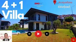 📍KUŞADASI GÜZELÇAMLI'DA 4+1 KAMPANYALI FIRSAT FİYATA SATILIK VİLLA