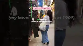 College Shopping || hidden market in Delhi