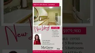 5023 W 18th Street, Lawrence KS #askmcgrew #lawrencekansas #homeforsale #lawrenceks #newlisting
