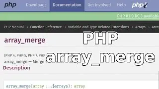 #php array_merge