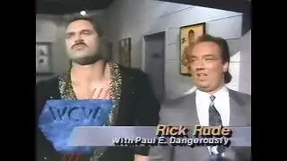 Rick Rude vs Steve Armstrong   Saturday Night Nov 16th, 1991