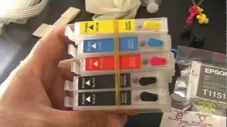 Apresenta&ccedil;&atilde;o e montagem do Bulk Ink na Epson T33 parte1