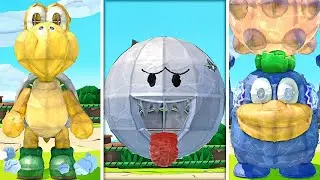 Paper Mario The Origami King | Boss Rush All Macho enemies