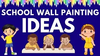School Wall Painting Ideas | Cartoon Painting for School Wall Decoration by Artist G.S Arora