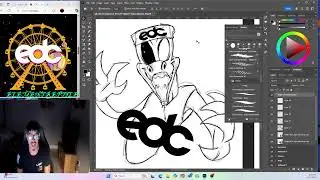 Sunday EDC Countdown night streaming  Drawing, Illustration (no camera)
