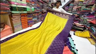 🔥Flat 50% Off🔥 chickpet Bangalore wholesale Boutique sarees||Single saree courier available