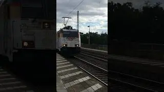 DB BR 185 speeds past Heitersheim with flammable cargo onboard #trains #trainspotting