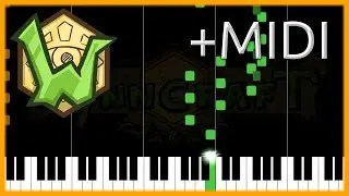 [142] Where They Wandered (Ruined Olmic City) Piano Tutorial + MIDI [Wynncraft]
