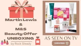 Money Saving Expert  Martin Lewis & M&S &pound;160 Beauty Box Unboxing | Rocks Steady
