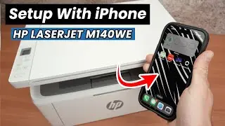 HP LaserJet M140we : Wifi Setup Using iPhone