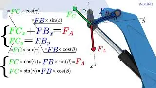 Knuckle boom crane lever joint - How to calculate