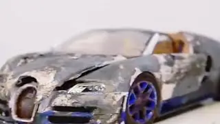 Destroyed Bugatti Chiron Restoration | Full Mini Car Repair & Rebuild Satisfying Video