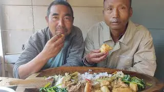 Mukbang with naga village Vlog
