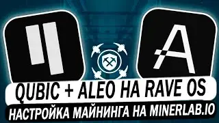 📌 Майнинг Qubic + Aleo на RaveOS. Настройка Qubic + любая монета дуал на пуле minerlab.io