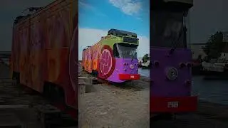 Gentse Pcc tram | Tram | Belgium |  Graffiti | Ghent