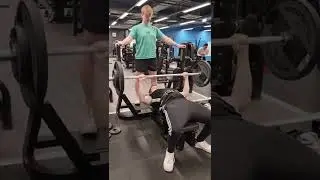 70KG Paused Bench Press x10 Reps