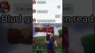 Mario got left on read, Joke  #mario #roblox #depressed #sad #lore #depression #leftonread #read