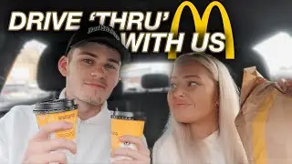 DRIVE 'THRU' WITH US | Drive around with me and the boyf ft a McDonald's mukbang xo