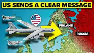 Американский бомбардировщик B-52 унижает Россию в мощной демонстрации силы