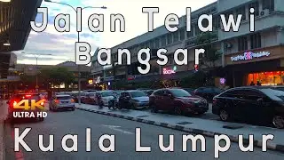 Bangsar walking tour Kuala Lumpur, Malaysia Jalan Telawi  #vlog #KL #Malaysia #2021 #walkingtour