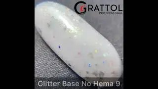 Grattol Rubber Base Glitter №9