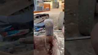 How adjust excavator bucket teeth with amazing skills #shorts#welding#skills