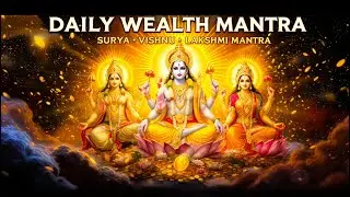 10 Minutes Daily | Surya Vishnu Lakshmi Mantra for Dhan, Samriddhi & Shanti