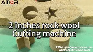2 inches Mineral wool Cutting with Pneumatic Tool | Insulation cotton material cutting#rockwool