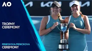 Junior Girls' Doubles Trophy Ceremony | Penickova/Penickova | Australian Open 2025